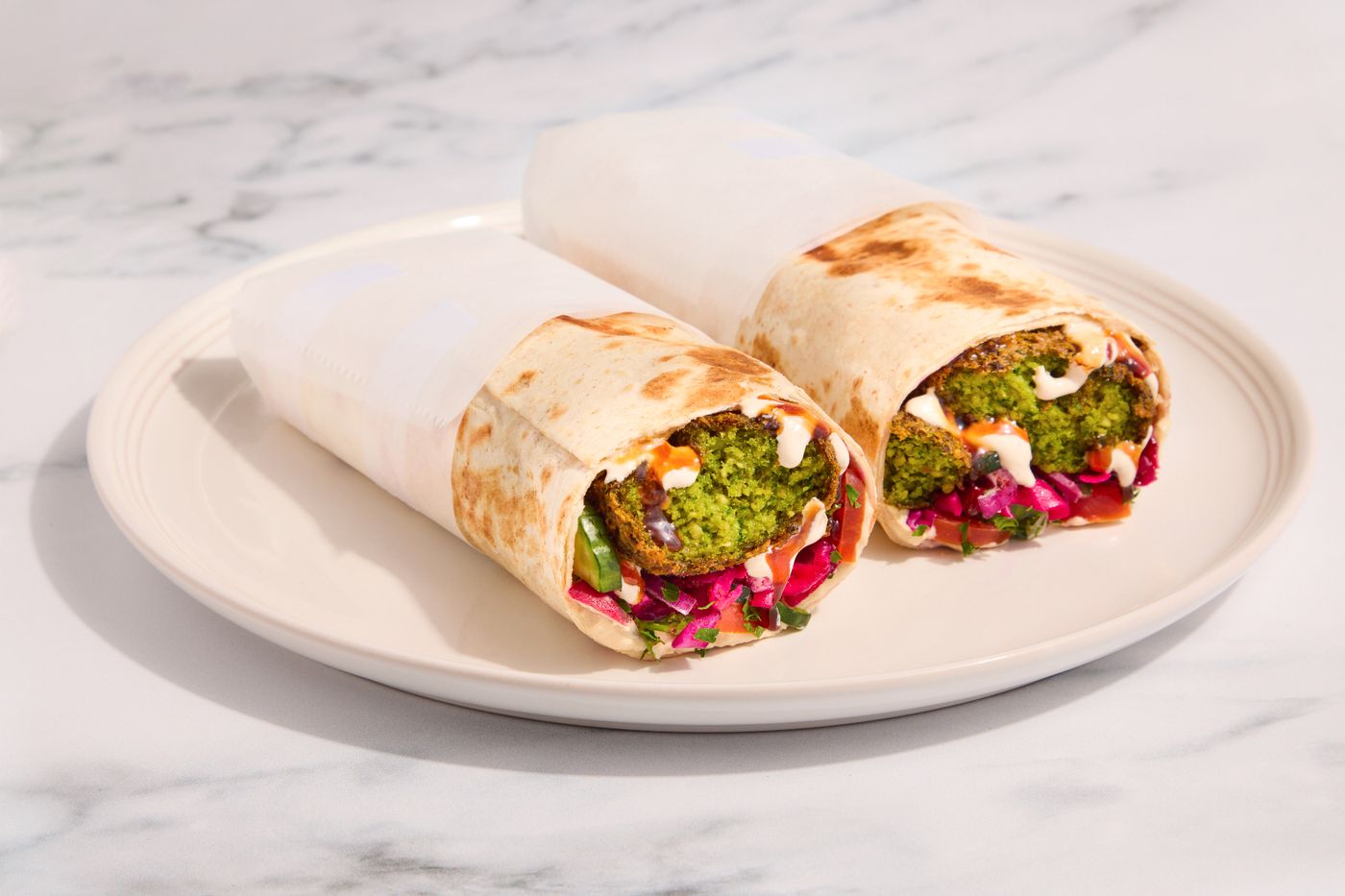 Falafel Wrap at Fanoos Grills in San Francisco